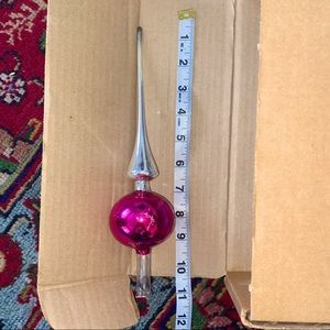 Mercury Glass Vintage tree topper